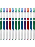 aquawhite Super Clean Bristles. Health & Personal Care Medium Toothbrush(Pack of 12)