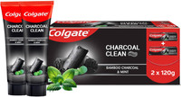 Colgate Charcoal Clean Black Gel Toothpaste, Deep Clean, Plaque Removal (Combo Pack) Toothpaste(240 g)