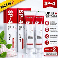Rosedale Ultra SP-4 Teeth Whitening Ultra Probiotic Anti Cavity Toothpaste LAQ Toothpaste(30 g, Pack of 2)