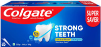 Colgate Strong Teeth Indias No.1 Toothpaste Anticavity Toothpaste - 200g + 200g + 100g Toothpaste(500 g)