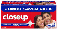 Closeup Red Gel Toothpaste For 18 Hours of Fresh Breath, for Men and Women Toothpaste(600 g, Pack of 4)