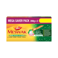 Dabur Meswak Complete Oral & Gum Care Toothpaste(600 g, Pack of 3)