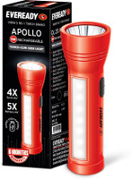 EVEREADY Apollo DL 20 1W LED Torch with Side Light Torch(Multicolor, 13.6 cm, Rechargeable)