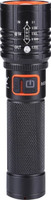 MZ 035 (ZOOMABLE METAL)5 Modes Flashlight, Super Bright Cree T6 LED Light Torch(Black, 13.5 cm, Rechargeable)