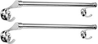QUXOZO 24 inch 2 Bar Towel Rod(Stainless Steel Pack of 2)