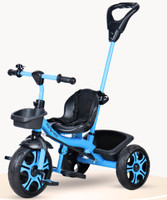 Miss & Chief Adventure Parental Handle Sturdy and Safe for Kids (Ages 2-5yrs) Tricycle(Blue)