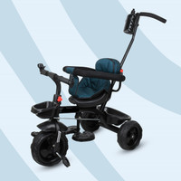 DUGGI MUGGI Kids Best Tricycle for Ride with Safety 552 Kids Parental Handle,Basket,Seat with Cloth Tricycle(Multicolor)