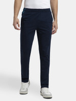 JOCKEY AM75 Super Combed Cotton Rich Solid Men Dark Blue Track Pants