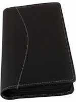 ZesTale Cheque Book Holder With Debit Credit Card Holder(Black)