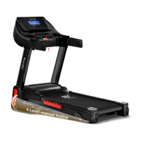 Lifelong 4.5HP Motorized Treadmill for Home | Manual Incline 12% | Foldable Handle Treadmill (Max Weight:110 kg)
