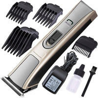 Kmeii Rechargeable Professional Electric Men's Hair Clippers Hair Trimmer Hair Cutting Machine Beard Shaver Cutter Barber Cordless Trimmer Razor Hair Clipper Beard Trimmer Hair Cutting Cordless Machine For Men, Women, Salon All Perouse Use Trimmer 60 min  Runtime 4 Length Settings(Multicolor)