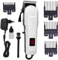 Tradhi Professional Rechargeable High quality LED Display low noise heavy duty hair A1 Fully Waterproof Trimmer 240 min  Runtime 4 Length Settings(White, Black)