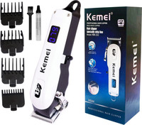 Kemei KM- 232 PROFESSIONAL TRIMMER with 240min Runtime Trimmer 120 min  Runtime 4 Length Settings(White, Black)