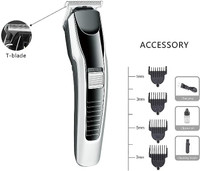 Zeus Volt HTC AT - 538 Trending Professional Rechargeable Hair Clipper and Trimmer Trimmer 60 min  Runtime 4 Length Settings(Black)
