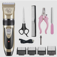 EVETIS Pet Hair Trimmer Dogs & Cats Grooming Machine Wireless Rechargeable Grooming Kit 180 min  Runtime 8 Length Settings(Black)