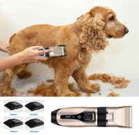 EVETIS Pet Hair Trimmer Dogs & Cats Grooming Machine Wireless Rechargeable Trimmer 180 min  Runtime 4 Length Settings(Black, Rose Gold, Gold)