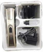 Geemy GM 657 Trimmer 60 min  Runtime 4 Length Settings(Steel)