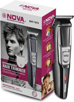 NOVA NHT 1O74 Trimmer 30 min  Runtime 4 Length Settings(Black)