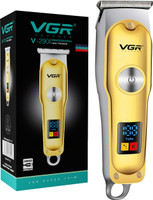 VGR V-290 Professional Hair Clipper with LED Display Trimmer 120 min  Runtime 4 Length Settings(Gold)