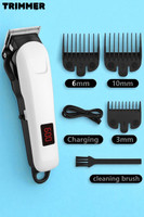Stybits X455 Adjustable Beard Trimmer | Rechargeable Cordless Hair Clipper Fully Waterproof Trimmer 240 min  Runtime 4 Length Settings(White)