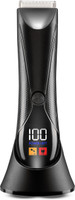 VEGA Cleanball Body Trimmer for Men with LED Flashlight, Shower Friendly Fully Waterproof Trimmer 90 min  Runtime 4 Length Settings(Black)