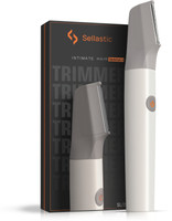 sellastic SmoothX Full Body Hair Trimmer - Beard, Body & Private Parts Hair Cutting Kit Fully Waterproof Body Groomer 120 min  Runtime 3 Length Settings(Beige)