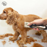 EVETIS Pet Hair Trimmer Dogs & Cats Grooming Machine Wireless Rechargeable Trimmer 180 min  Runtime 7 Length Settings(Rose Gold, Black)