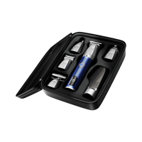 boAt Slazer K100 Pro Travel Edition, Fast Charge 15 in 1 Full Body Fully Waterproof Grooming Kit 200 Mins  Runtime 12 Length Settings(Blue, Black)