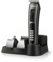 NOVA NG 1156 Digital USB Trimmer 60 min  Runtime 20 Length Settings(Black)
