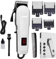 Dazzel Flex DF - 809A PROFESSIONAL TRIMMER with 240min Runtime. Fully Waterproof Trimmer 240 min  Runtime 4 Length Settings(White, Black)