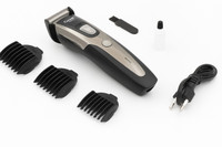 Profiline GM-6123-Black RECHARGEABLE BALDHEADED HAIR CLIPPER TRIMMER FOR MEN BARBER CORDLESS SHAVER BEARD TRIMMER PROFESSIONAL HAIR CUTTING MACHINE Trimmer 45 min  Runtime 1 Length Settings(Black)