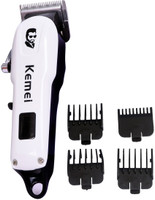 Kemei KM 232A PROFESSIONAL Hair Trimmer Trimmer 120 min  Runtime 4 Length Settings(White, Black)