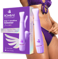 Bombae Women Trimmer Trimmer 90 Min  Runtime 3 Length Settings(Purple)