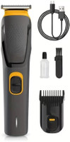 WAIKIL Trimmer Men Fully Waterproof Hair Removal Machine Trimmer 90 min  Runtime 5 Length Settings(Black, Yellow)