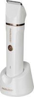 Painless 2 in 1 Eletctric Razors.bikini rechargeble Trimmer 45 min  Runtime 1 Length Settings(White)