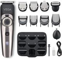 VEGA 9 in 1 Pro Multi Grooming Trimmer for Men, (VHTH-32) Trimmer 150 min  Runtime 40 Length Settings(Black)