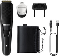 PHILIPS BT3441/30, Patented Beardsense Tech, Lift & Trim Tech Trimmer 90 min  Runtime 20 Length Settings(Black)