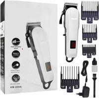 Tradhi Rechargeable Adjustable Electric Professional Hair Clippers Haircut Trimmer Fully Waterproof Trimmer 240 min  Runtime 4 Length Settings(White, Black)