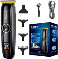 Kemei KM - 5072 hair Trimmer Trimmer 60 min  Runtime 4 Length Settings(Black)