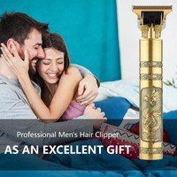WAIKIL Golden t9 Trimmer Haircut Grooming Kit Metal Body Rechargeable 28 Trimmer 180 m Trimmer 45 min  Runtime 4 Length Settings(Gold)