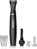NOVA NLS 534 Sensi-Trim Touch Fully Waterproof Trimmer 120 min  Runtime 4 Length Settings(Black)