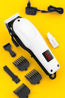 Shamsa X104 All-in-One Grooming Trimmer – Rechargeable Hair & Beard Cutter Fully Waterproof Trimmer 240 min  Runtime 4 Length Settings(White)