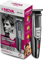 NOVA NHT 1074 Trimmer 30 min  Runtime 4 Length Settings(Black, Silver)