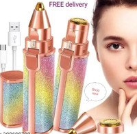 MATRADER 2 in 1 USB Charging A1 Eyebrow Trimmer, Face,Upper Lips, Nose Hair Removal Trimmer with Led Light, Face/Facial Hair Remover for Women Cordless Epilator(Multicolor)