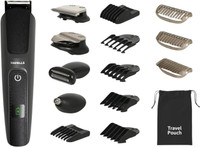 HAVELLS GS8714 Fully Waterproof Trimmer 120 min  Runtime 10 Length Settings(Black, Grey)
