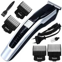 RACCOON trimmer men Rechargeable Hair Clipper Trimmer Zero Cutting Beard Shaver Fully Waterproof Trimmer 60 min  Runtime 4 Length Settings(Silver, Black)