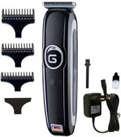 Geemy GM-6050 Trimmer 120 min  Runtime 3 Length Settings(Grey)