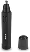 Painless mini nose and ear trimmer pocket friendly Trimmer 45 min  Runtime 1 Length Settings(Black)