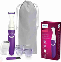 PHILIPS BRT383/15 Trimmer 60 min  Runtime 3 Length Settings(Purple, White)