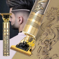 MATA JANKI TRADER Waterproof Vintage -T9 Hair Cutting Trimmer USB charging 0mm Cutting
R8 Trimmer 120 min  Runtime 4 Length Settings(Gold)